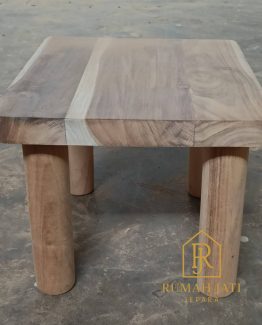 Foot Rest Kayu Jati Solid Asli Jepara – Kursi Kaki Refleksi, Pijat & Perawatan Kuku RJJ.VRS.005