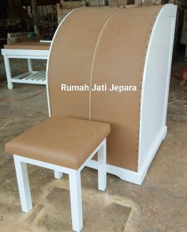 Steambox Saunabox Alat Pelangsing Kayu Mahoni Cat Duco RJJ.FSS.051